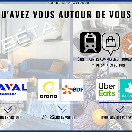 # Beta # Netflix & Wifi Lejlighed Cherbourg-en-Cotentin Eksteriør billede